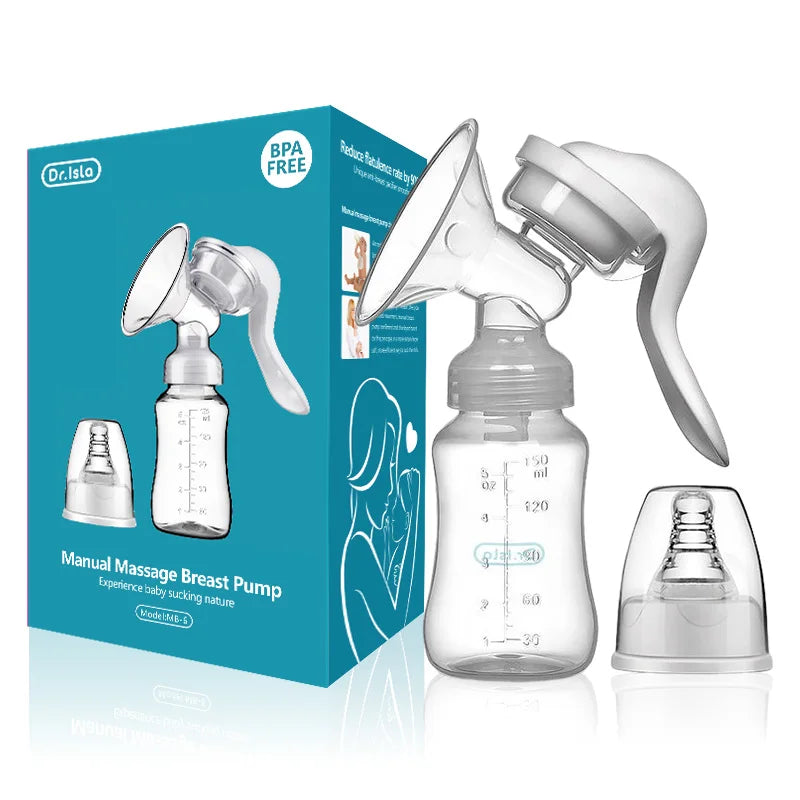 Extractor de Leche Manual MAMIJOY | Silicona Ergonómica, Succión Ajustable y Sin BPA