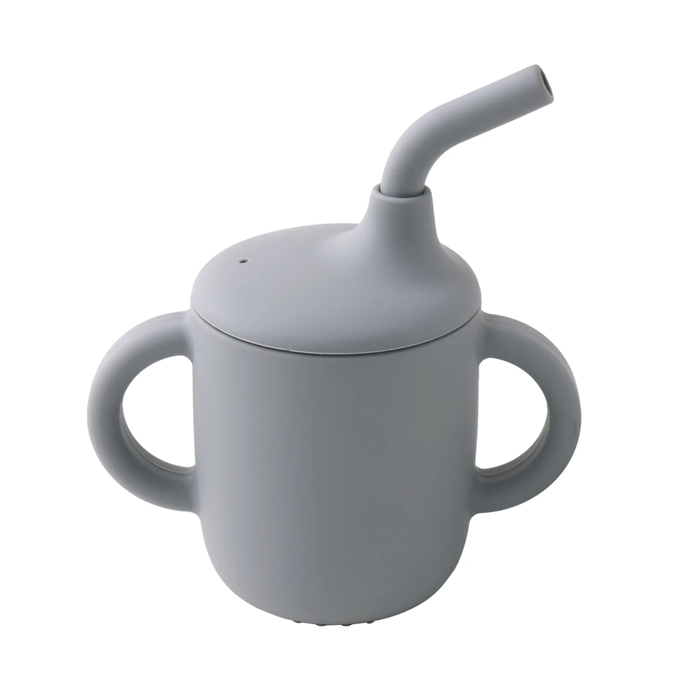 Vaso Entrenador de Silicona 180ml con Asas | Entrenamiento Seguro, Antifugas, Sin BPA