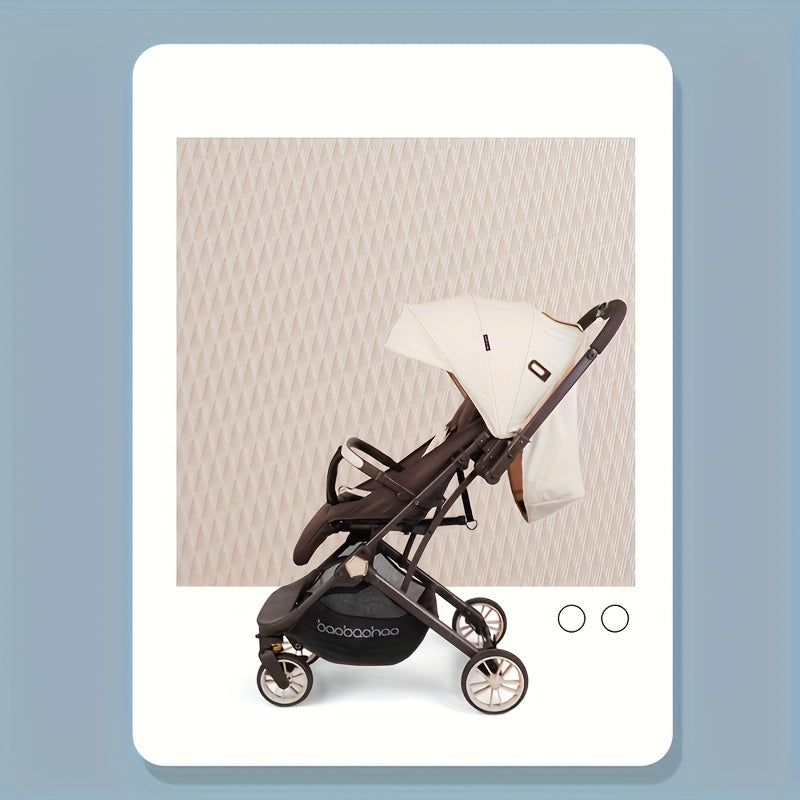 Carriola de Viaje Ultraligera: Plegado a una Mano, Lista para el Avión