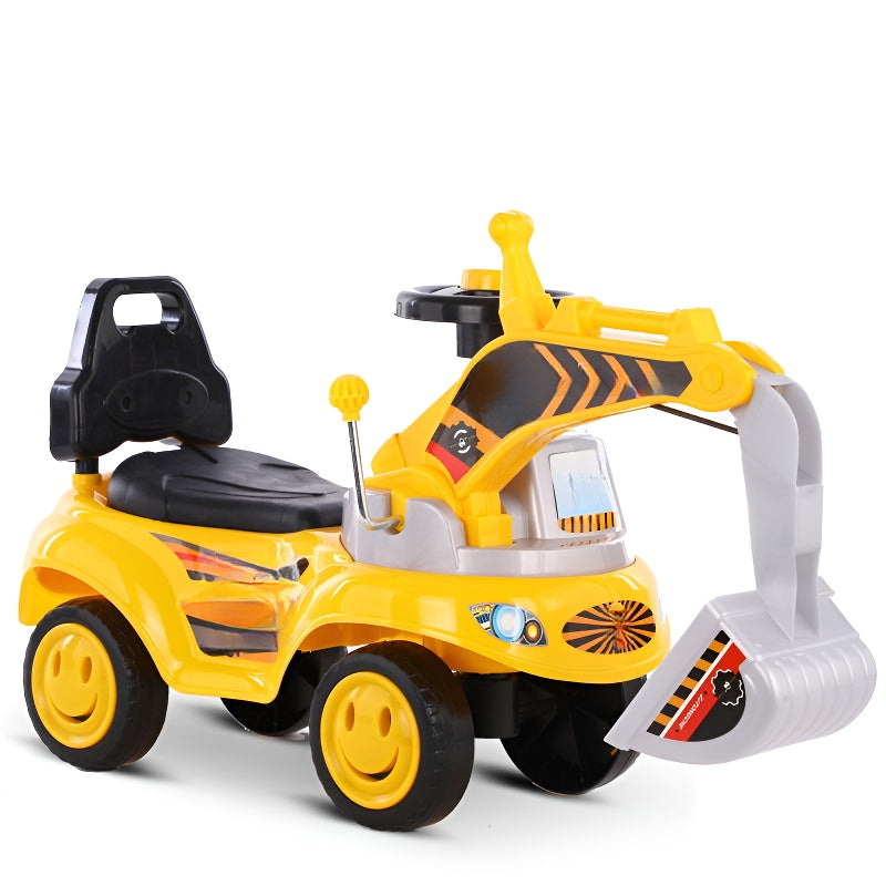 Juguete Excavadora Multifuncional de Alta Calidad para Niños (Empujar y Montar)