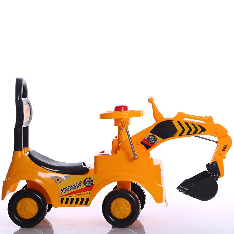 Juguete Excavadora Multifuncional de Alta Calidad para Niños (Empujar y Montar)