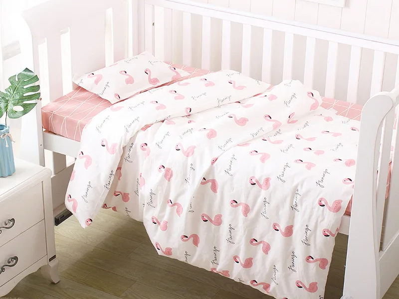 Set de Cama para Cuna Premium | Estampado Reactivo y Relleno de Seda