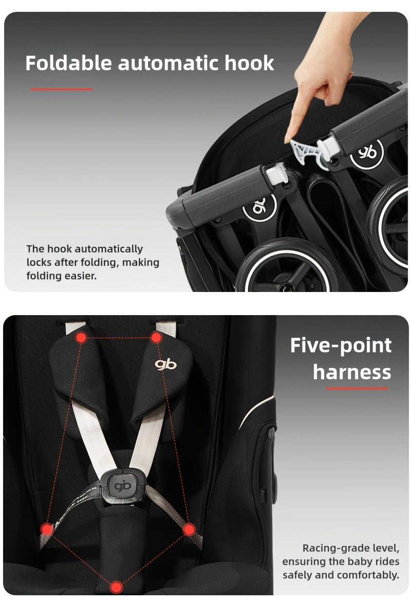 Carriola GB Pockit 3H: La Aliada de Viaje Ultra-Compacta