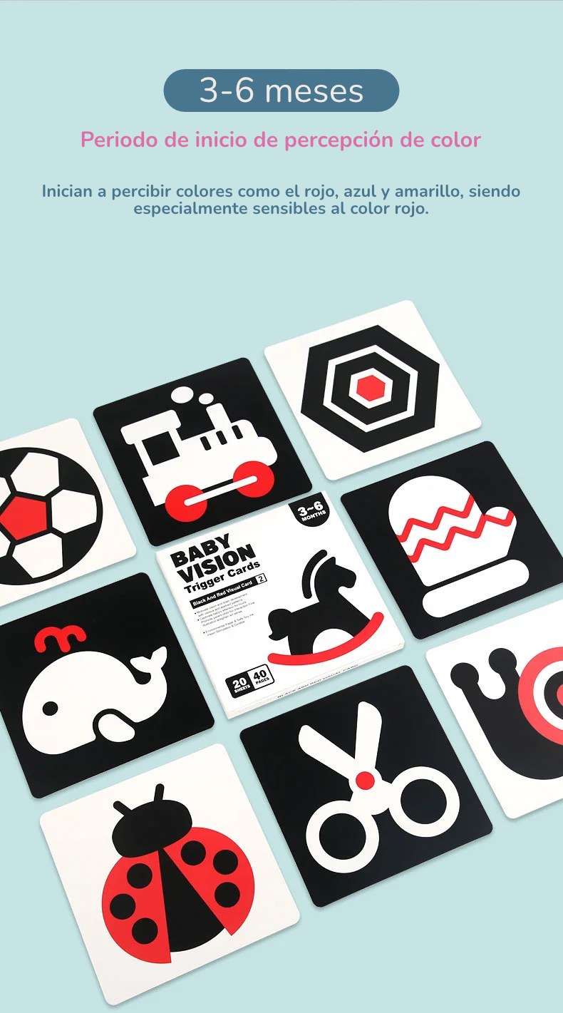 Tarjetas de Alto Contraste |  Método Montessori