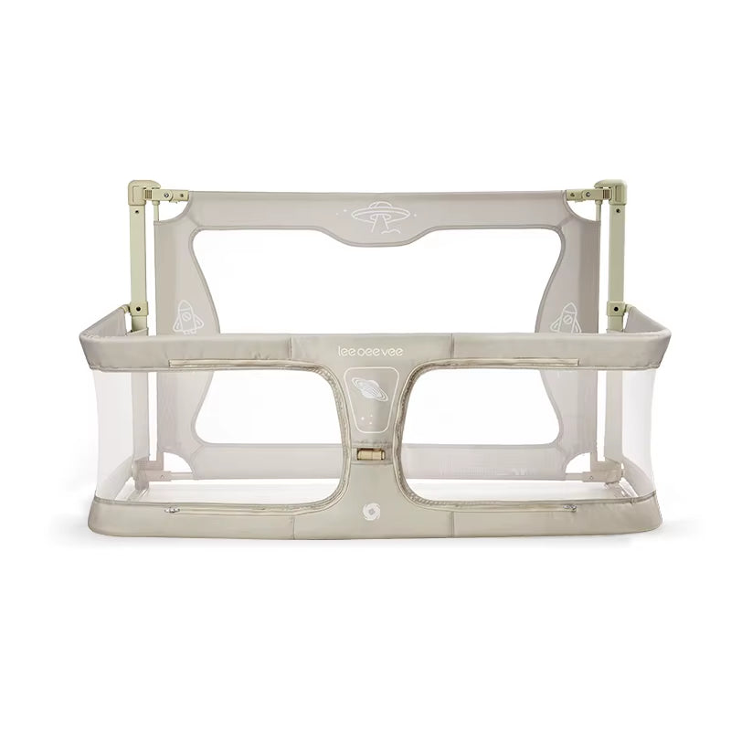 Barrera lateral retráctil y portátil para cama 3 en 1