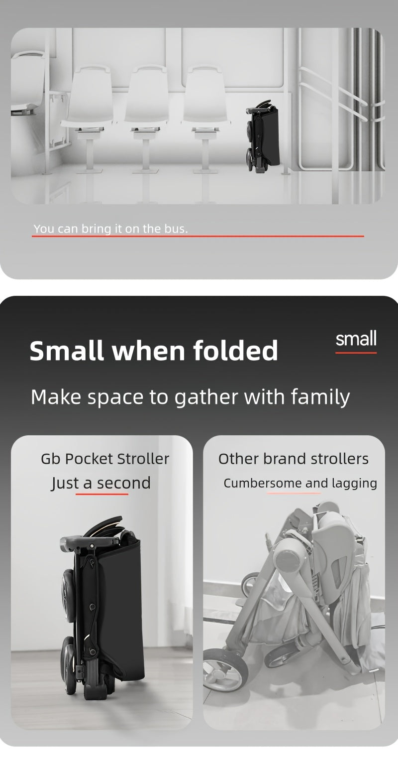 Carriola GB Pockit 3H: La Aliada de Viaje Ultra-Compacta