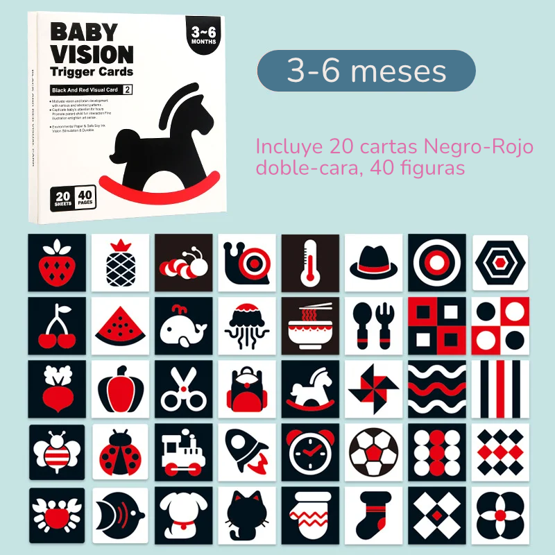 Tarjetas de Alto Contraste |  Método Montessori