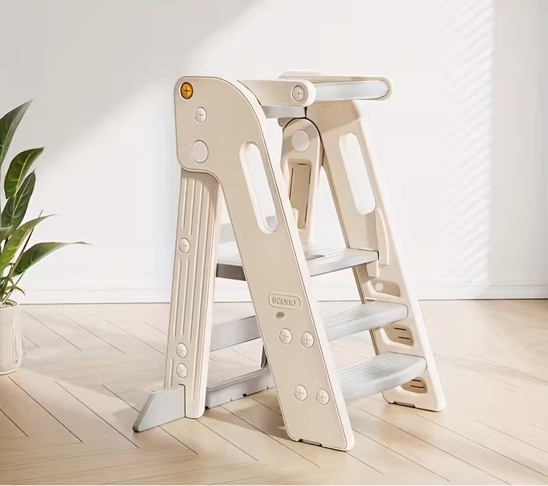 Torre de Aprendizaje Plegable y Ajustable: Fomenta la Independencia de tu Hijo
