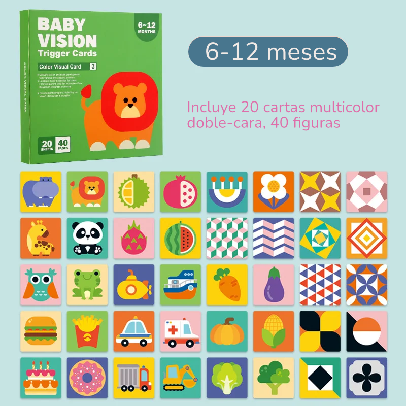 Tarjetas de Alto Contraste |  Método Montessori