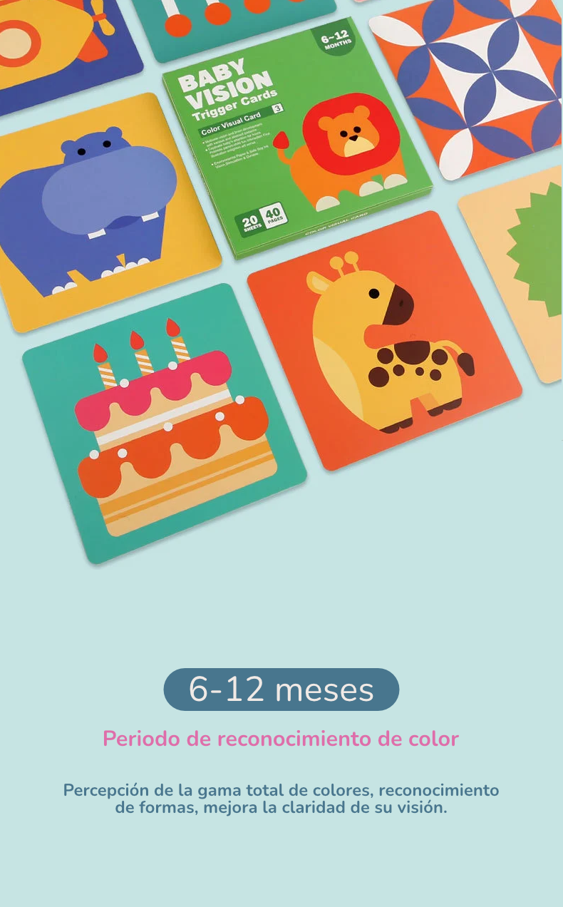 Tarjetas de Alto Contraste |  Método Montessori