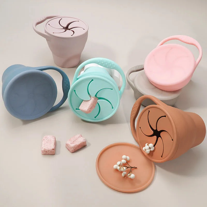 Contenedor de Silicon sin BPA con tapa