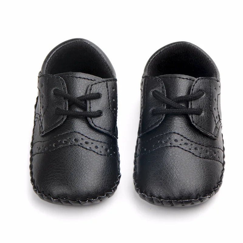 Zapatos Retro de Cuero para Primeros Pasos (0-24M)