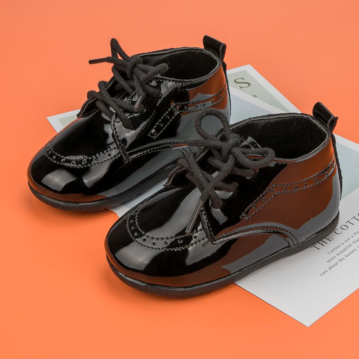 Zapatos Retro de Cuero para Primeros Pasos (0-24M)