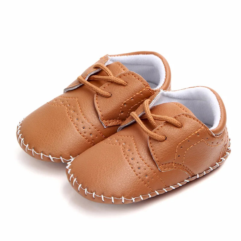 Zapatos Retro de Cuero para Primeros Pasos (0-24M)