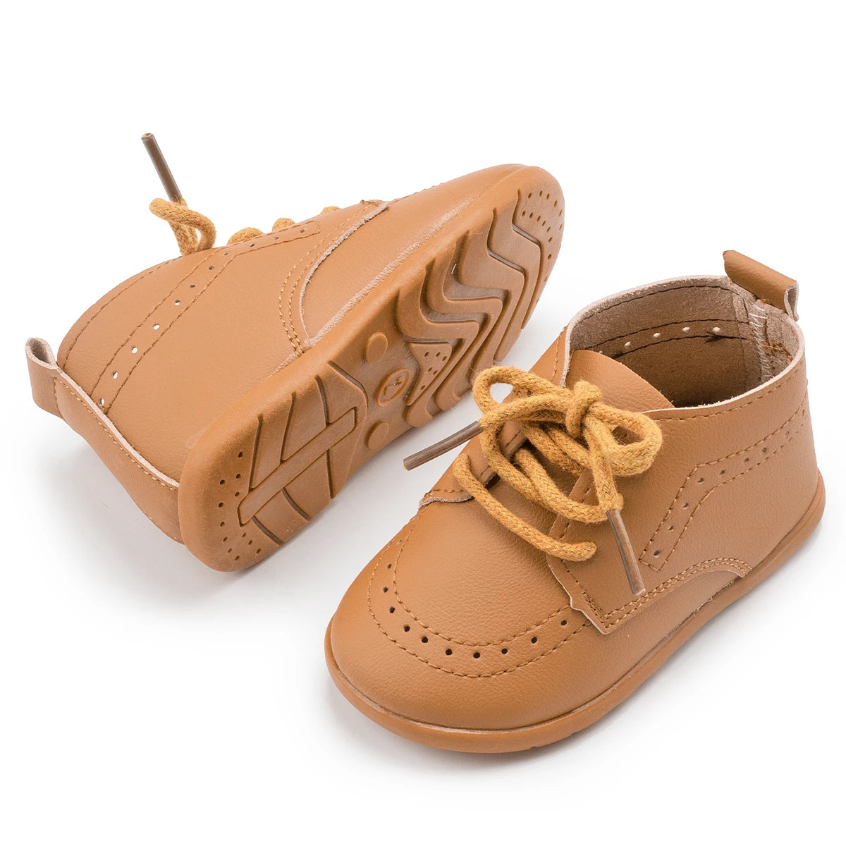 Zapatos Retro de Cuero para Primeros Pasos (0-24M)