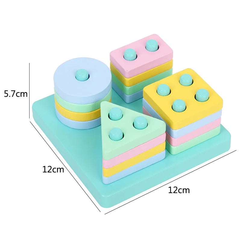 Juguetes de Madera Sensoriales | Estímulo Táctil y Motor Fino | Diseño Montessori