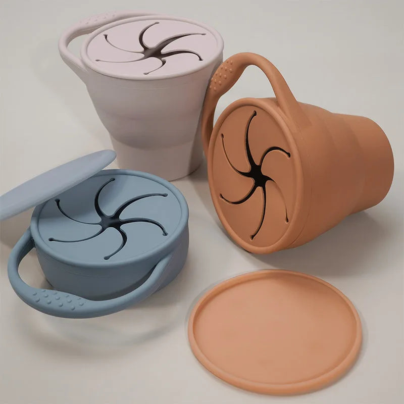 Contenedor de Silicon sin BPA con tapa