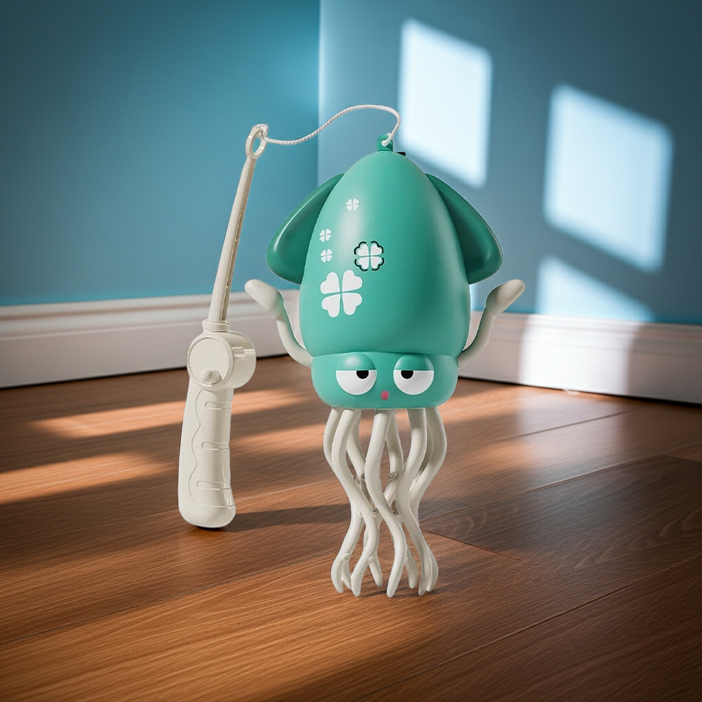 Calamar Bailarín Mágico | ¡Diversión Interactiva con luz y sonido!