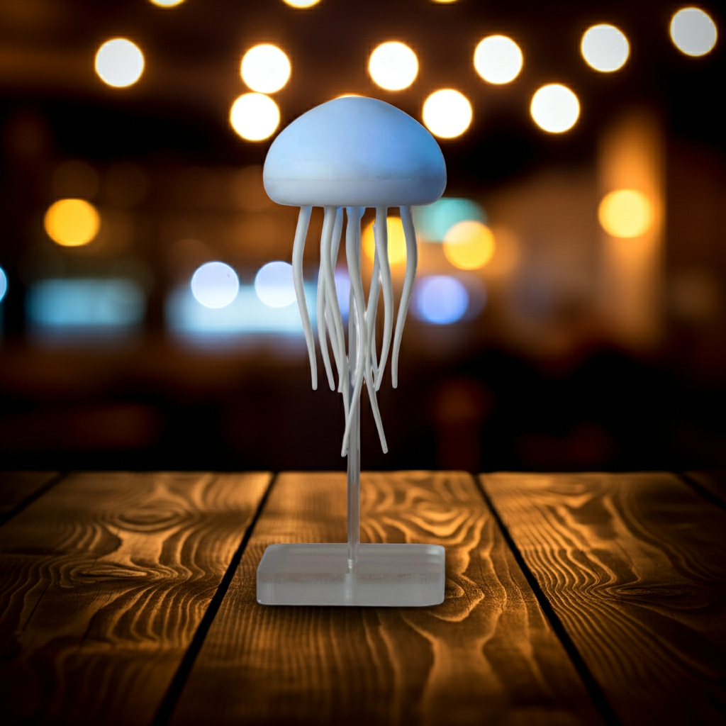 Lámpara de Medusa LED Táctil | 7 Colores, Colgante y Recargable USB | Decoración Nocturna Única