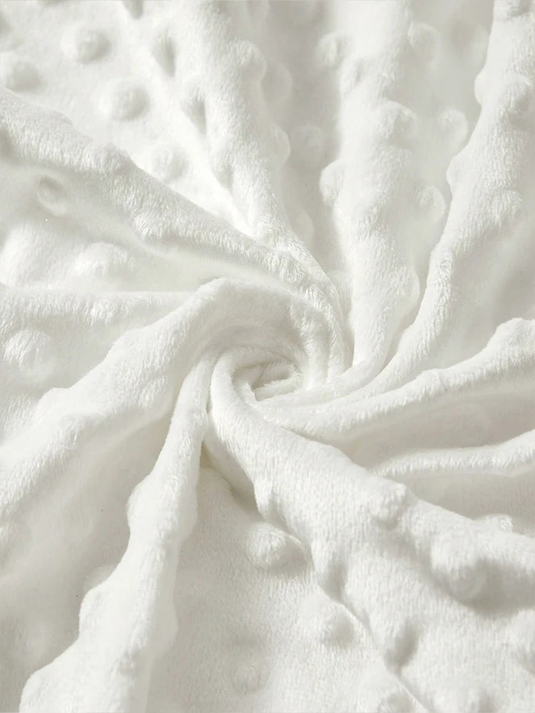 Sábana Ajustable de Franela de Puntos para Cuna: Poliéster, Cálida de Invierno (130x70 cm)