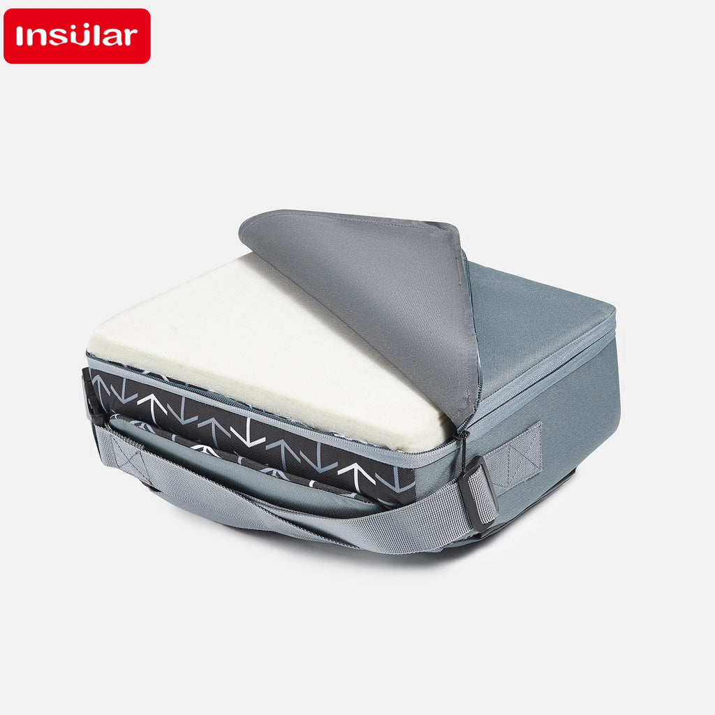 Cojín Elevador asiento portátil Plegable INSULAR para Silla de Comida