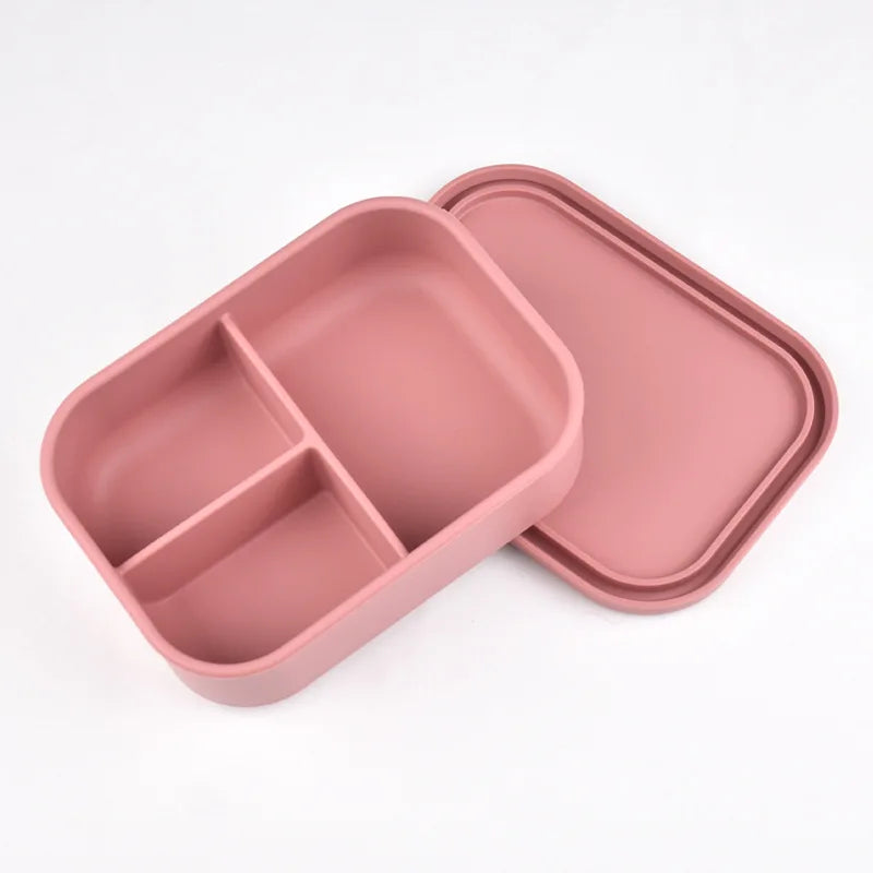 Caja Bento de Silicona  |  Compartimentos a Prueba de Fugas
