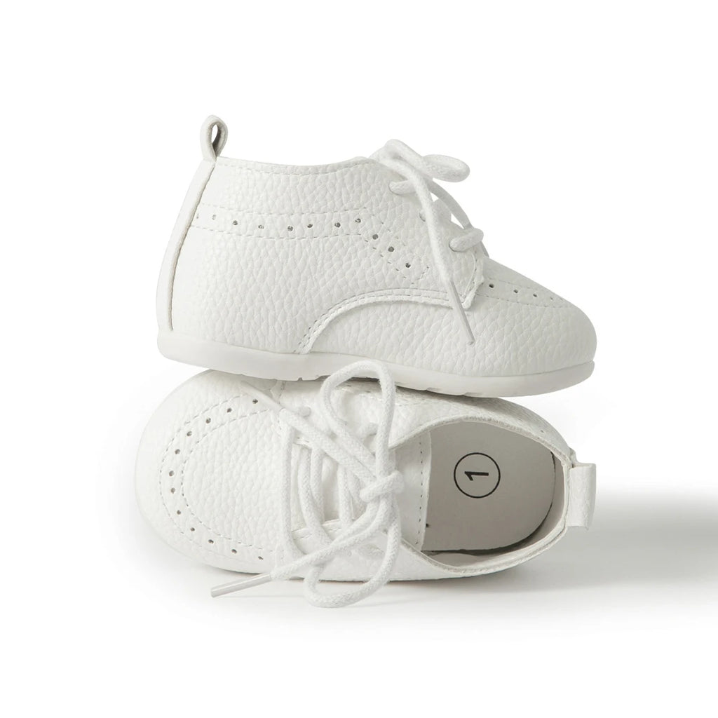 Zapatos Retro de Cuero para Primeros Pasos (0-24M)