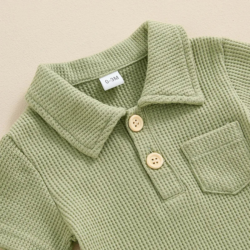 Body Polo para Bebé Niño - Algodón Suave y Estilo Diario