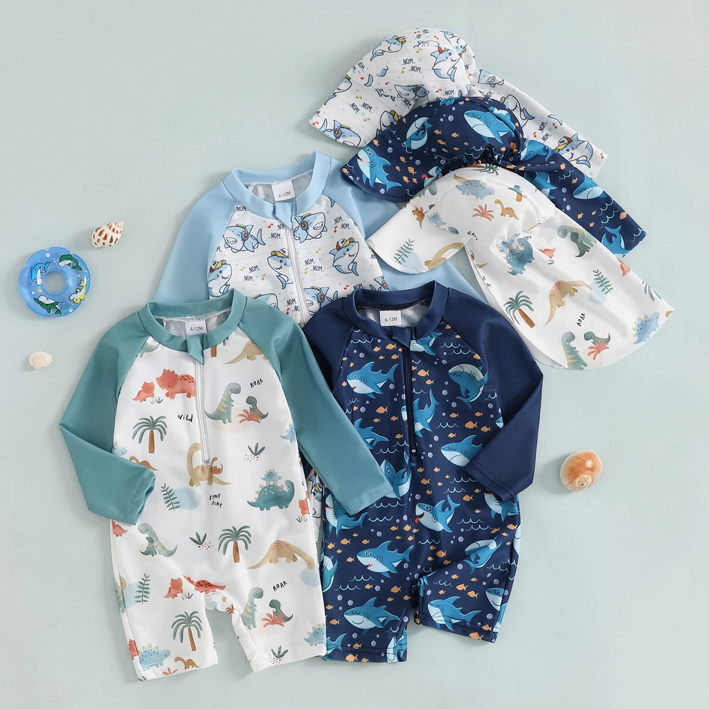 Bañador "Dino-Protección" – ¡Aventuras Seguras bajo el Sol! (6M-4T)