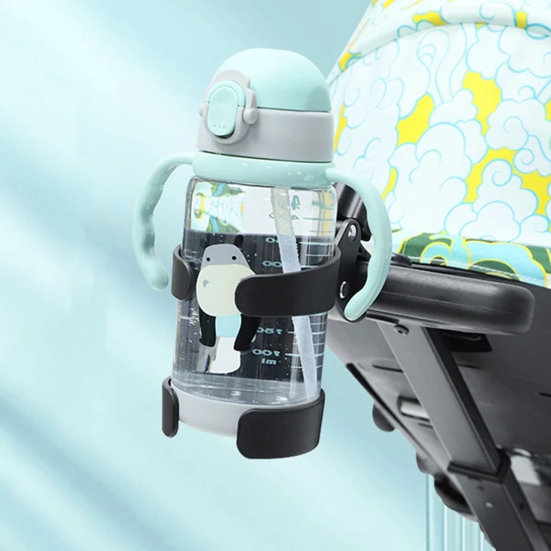 Soporte para bebidas con rotación de 360 grados.