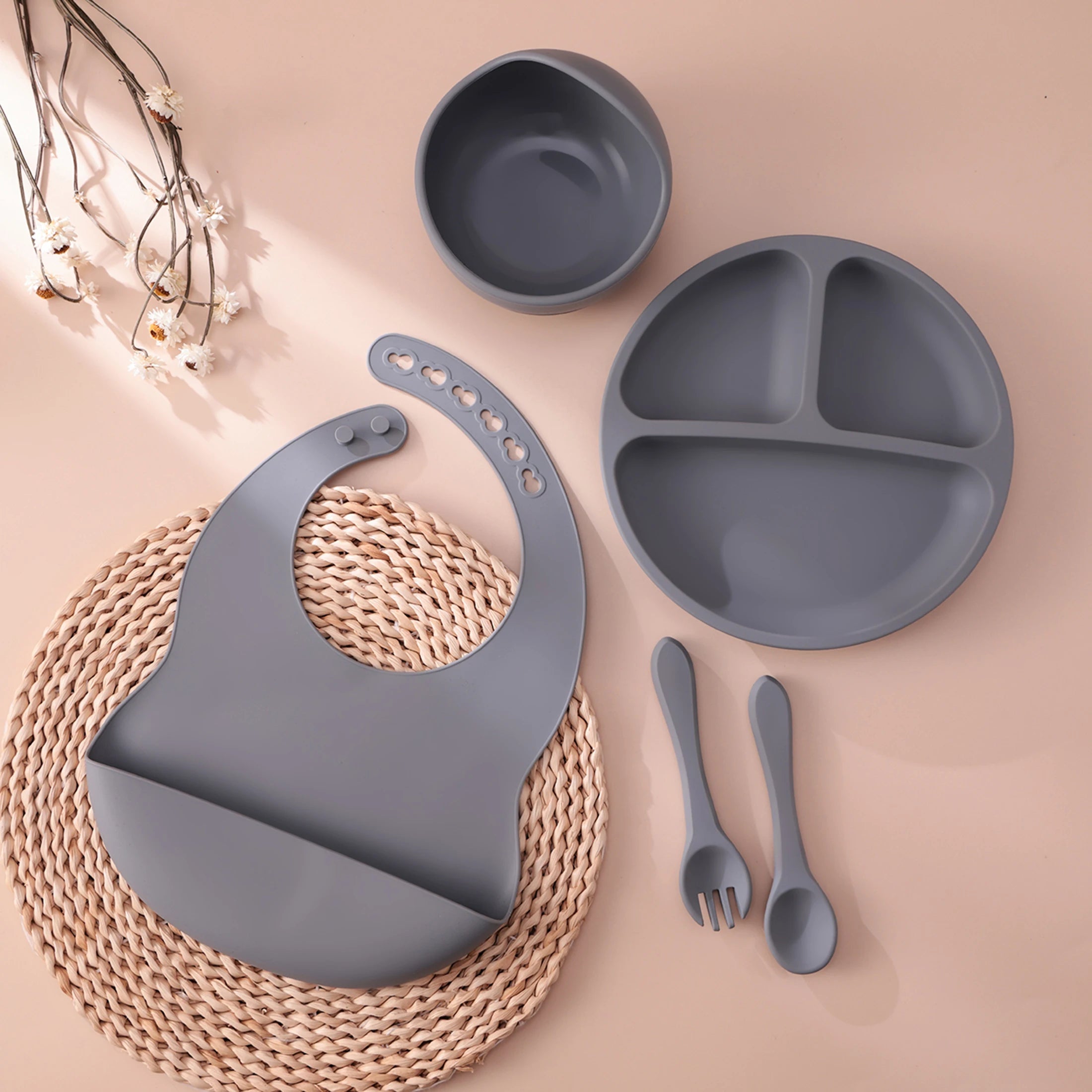 Set de Alimentación de Silicona 5 piezas