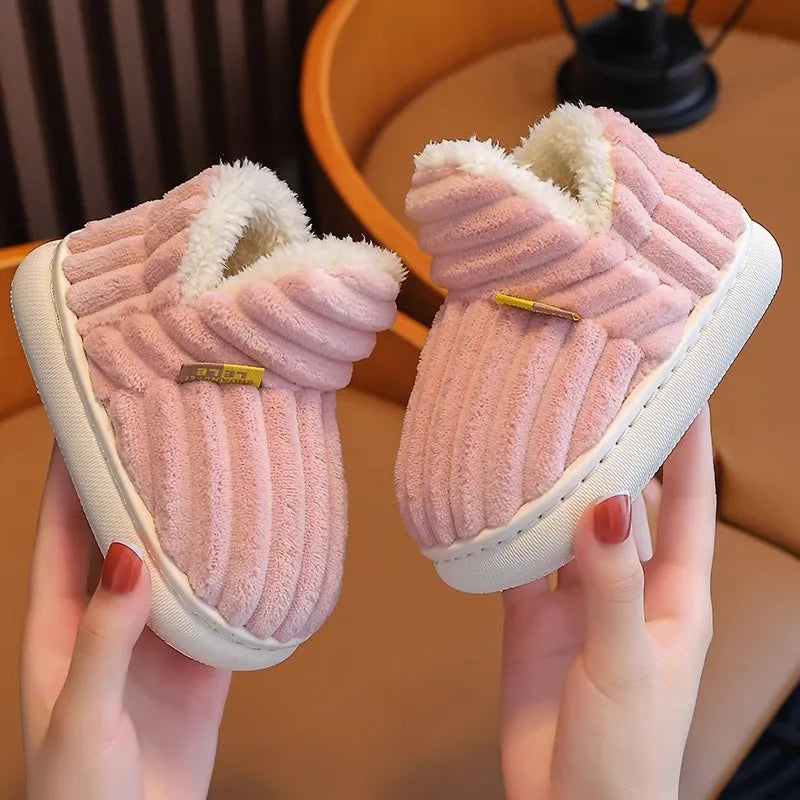 Zapatillas de Algodón Felpadas Antideslizantes para Toda la Familia (2T+)