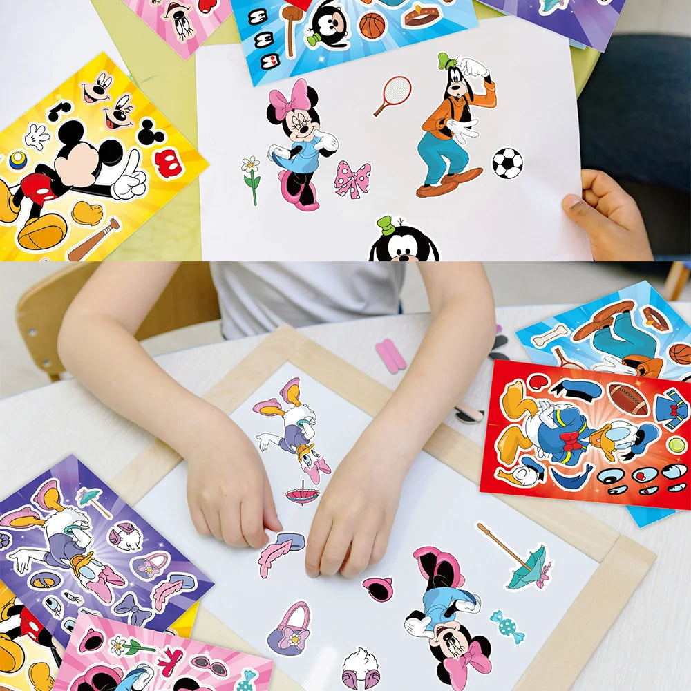 Pegatinas Disney "Crea una Cara": ¡Ensambla a Mickey y sus Amigos!