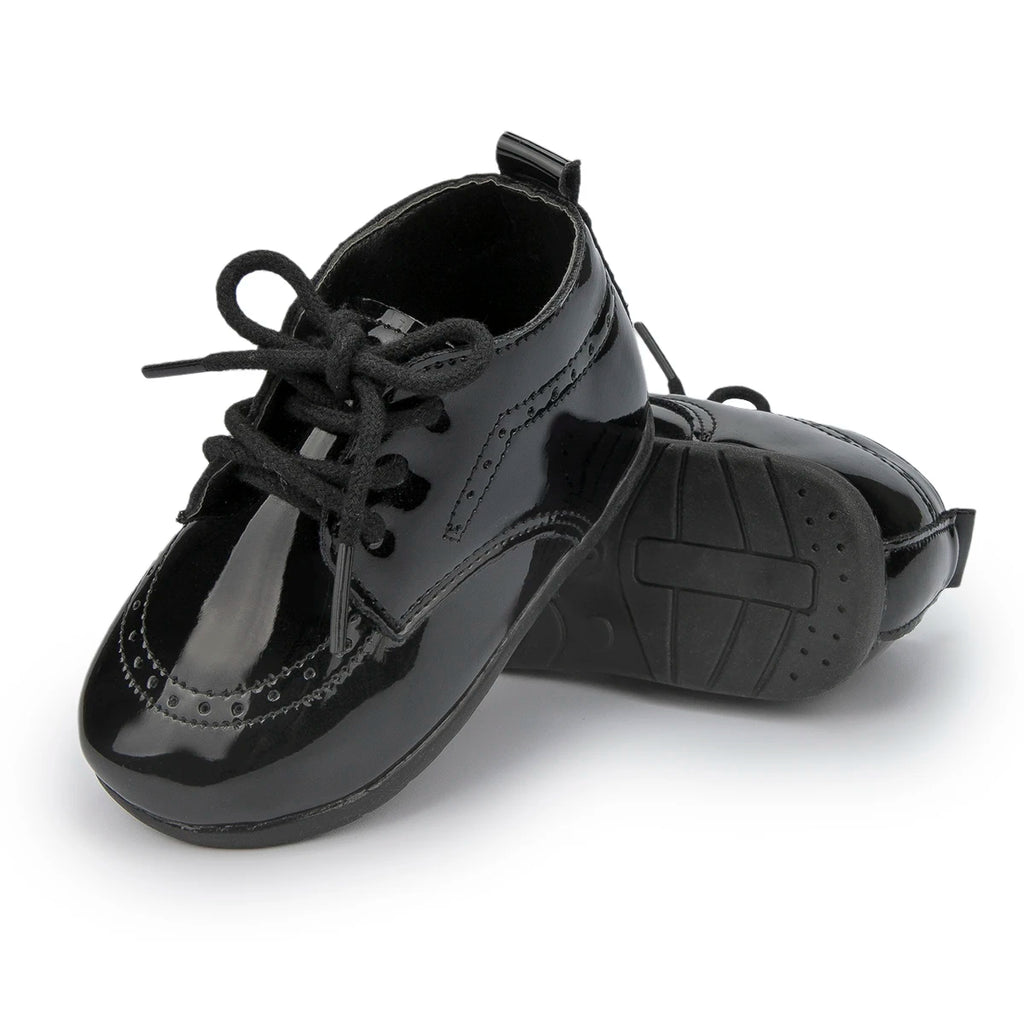 Zapatos Retro de Cuero para Primeros Pasos (0-24M)