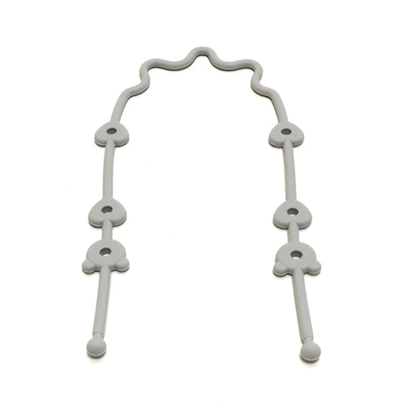 Correa/Cadena de Silicona Universal para Chupete y Accesorios (Sistema de Bucle Ajustable)