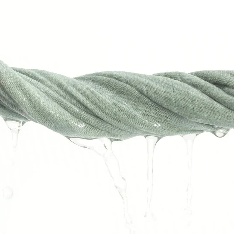 Set de 5 Toallas de Gasa de Algodón: Súper Suaves y Absorbentes (6 Capas)