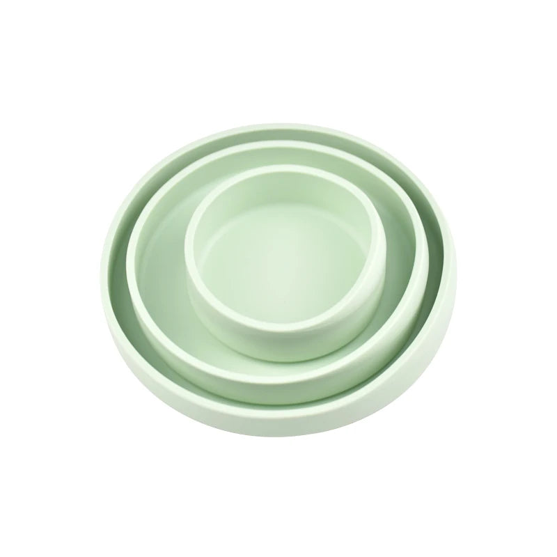 Set de 3 Platos y Cuencos de Silicona Premium | Libres de BPA