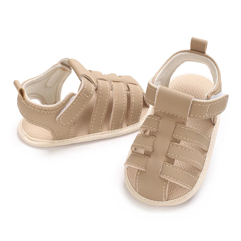 Sandalias Transpirables de cuero para Bebé (0-18 Meses)