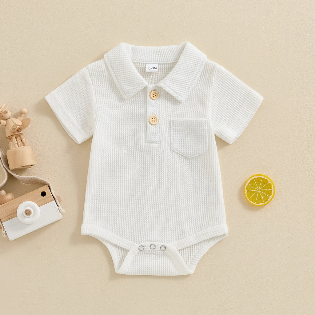 Body Polo para Bebé Niño - Algodón Suave y Estilo Diario