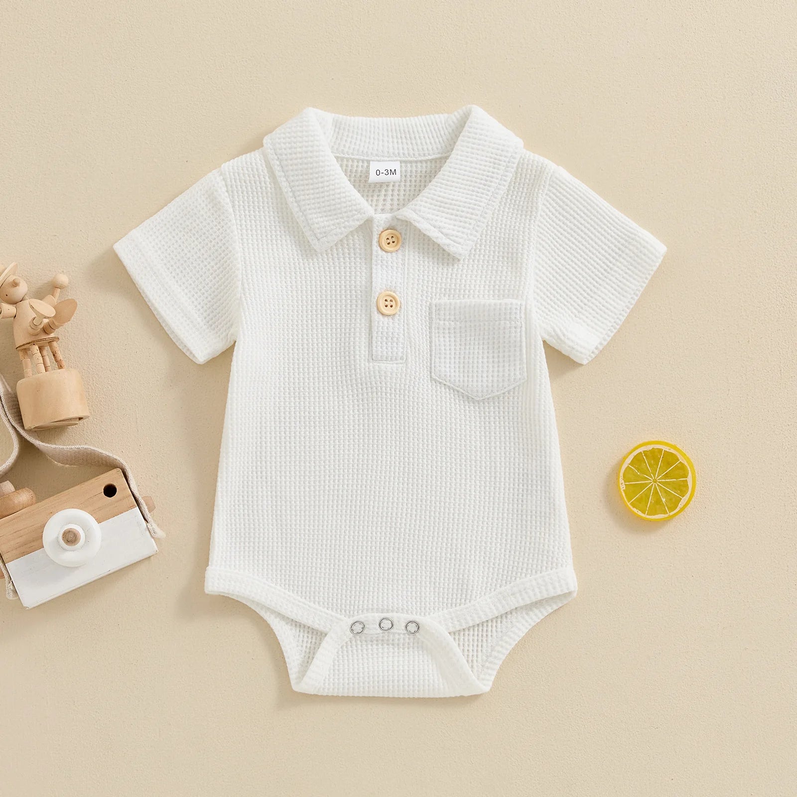 Body Polo para Bebé Niño - Algodón Suave y Estilo Diario