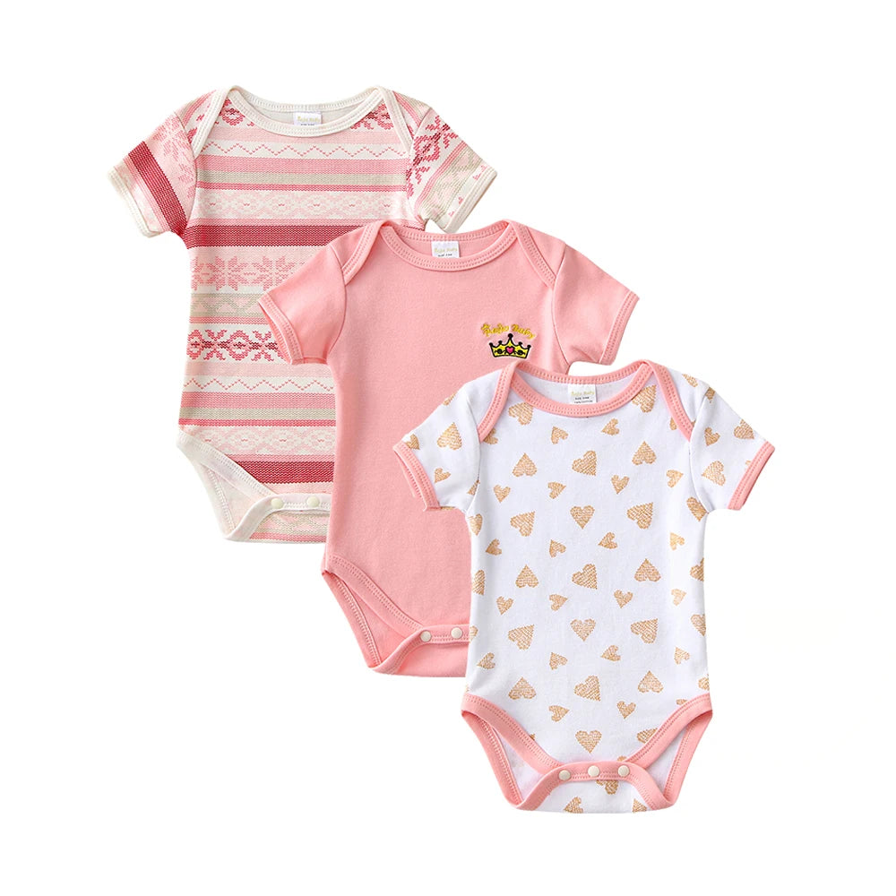 Conjunto de Mameluco de Verano (3 Piezas)