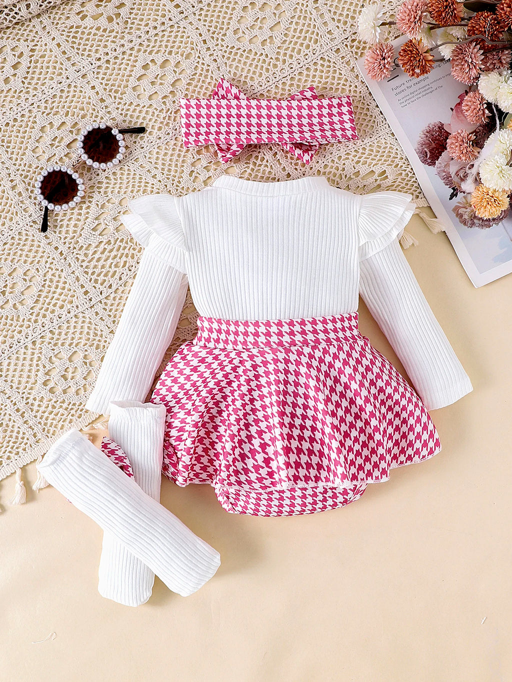 Conjunto de Otoño 3 Piezas para niña: Estilo y Dulzura