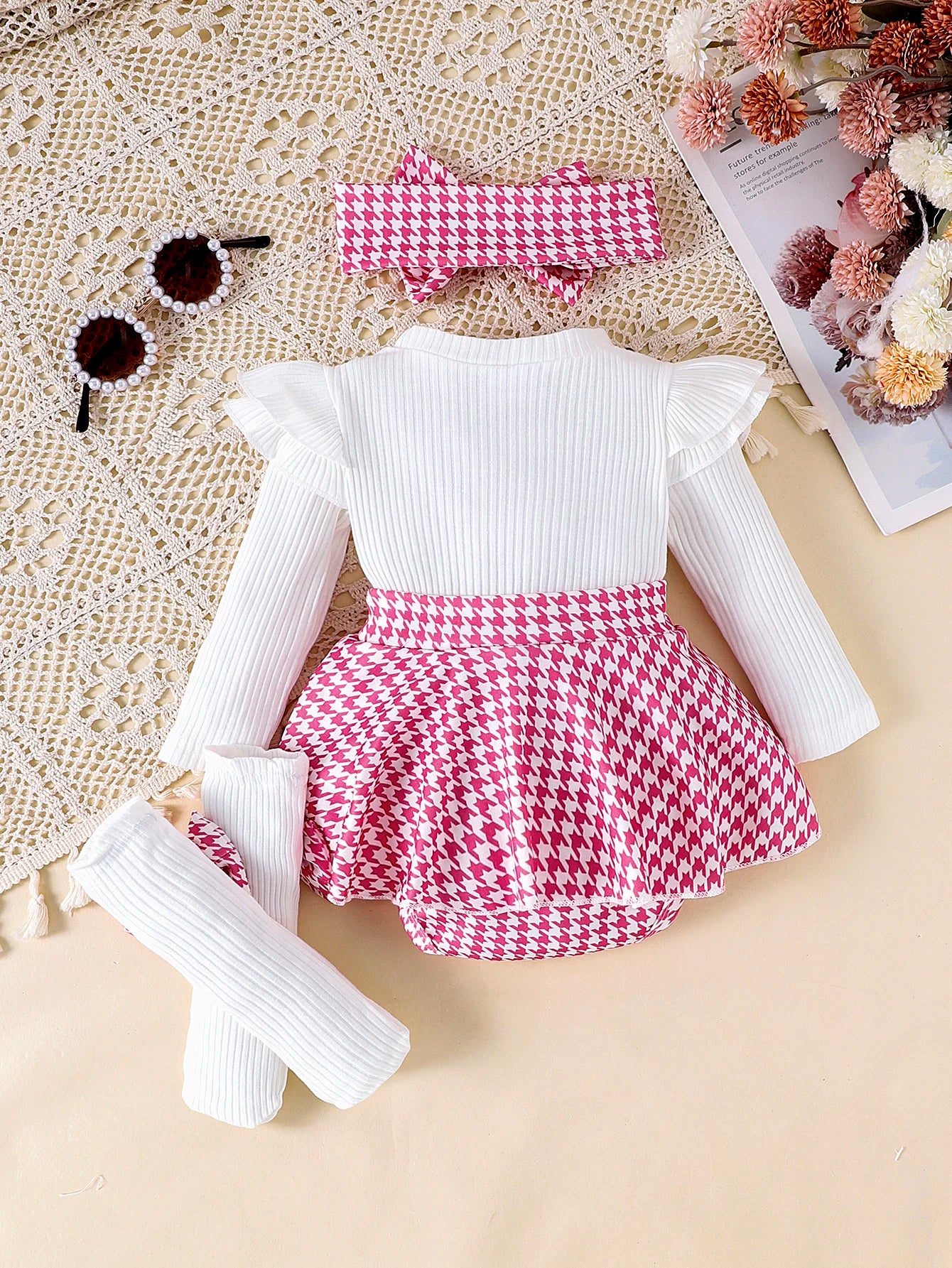 Conjunto de Otoño 3 Piezas para niña: Estilo y Dulzura