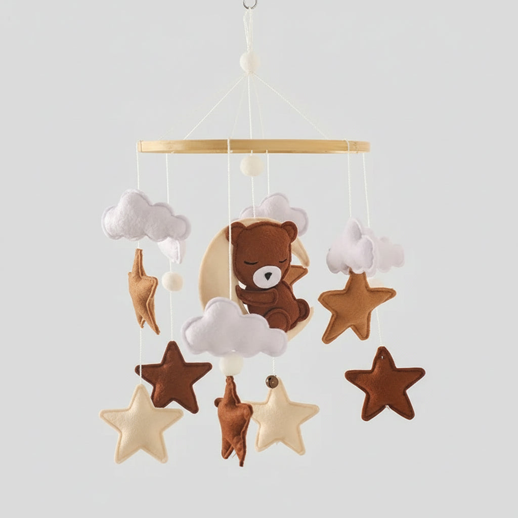 Móvil Giratorio para Cuna: Estimulación Visual y Figuras con Temáticas Variadas