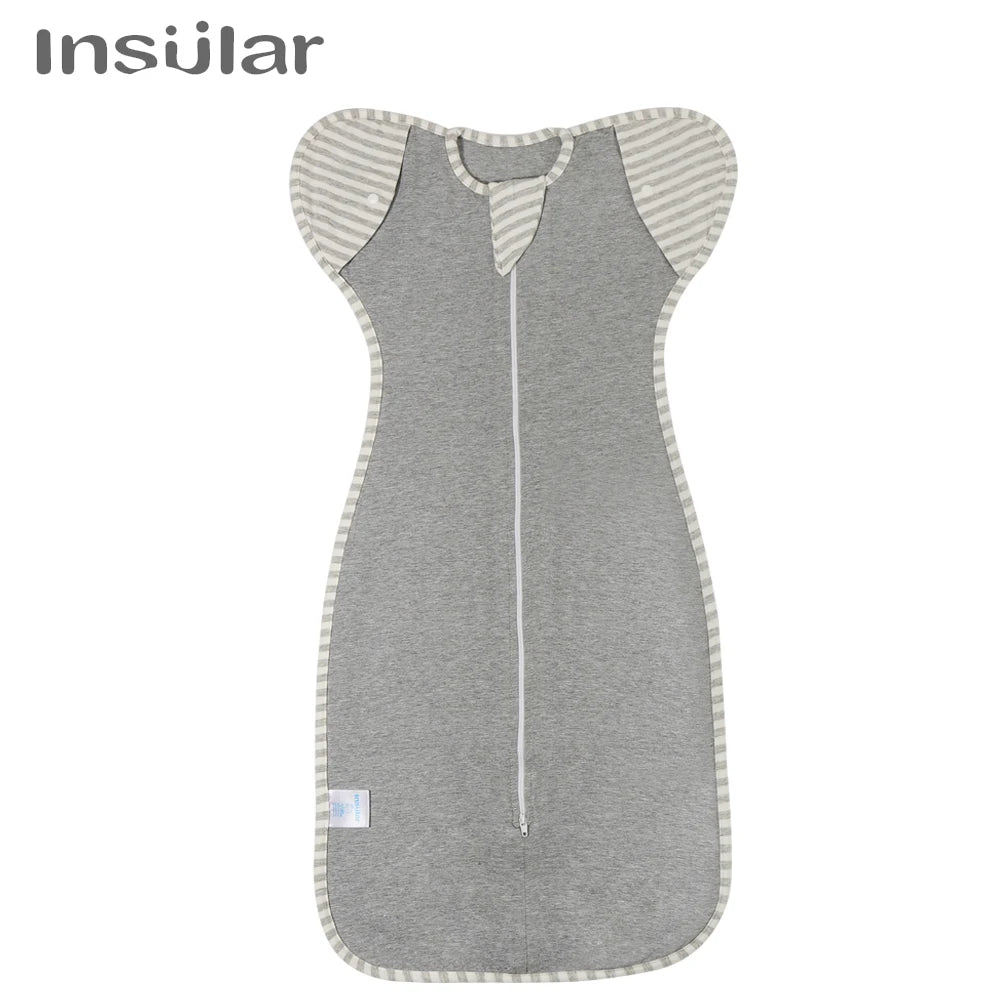 Saco de Dormir Insular de Algodón para Bebé Recién Nacido (Pijama y Manta Envolvente)Descripción del P