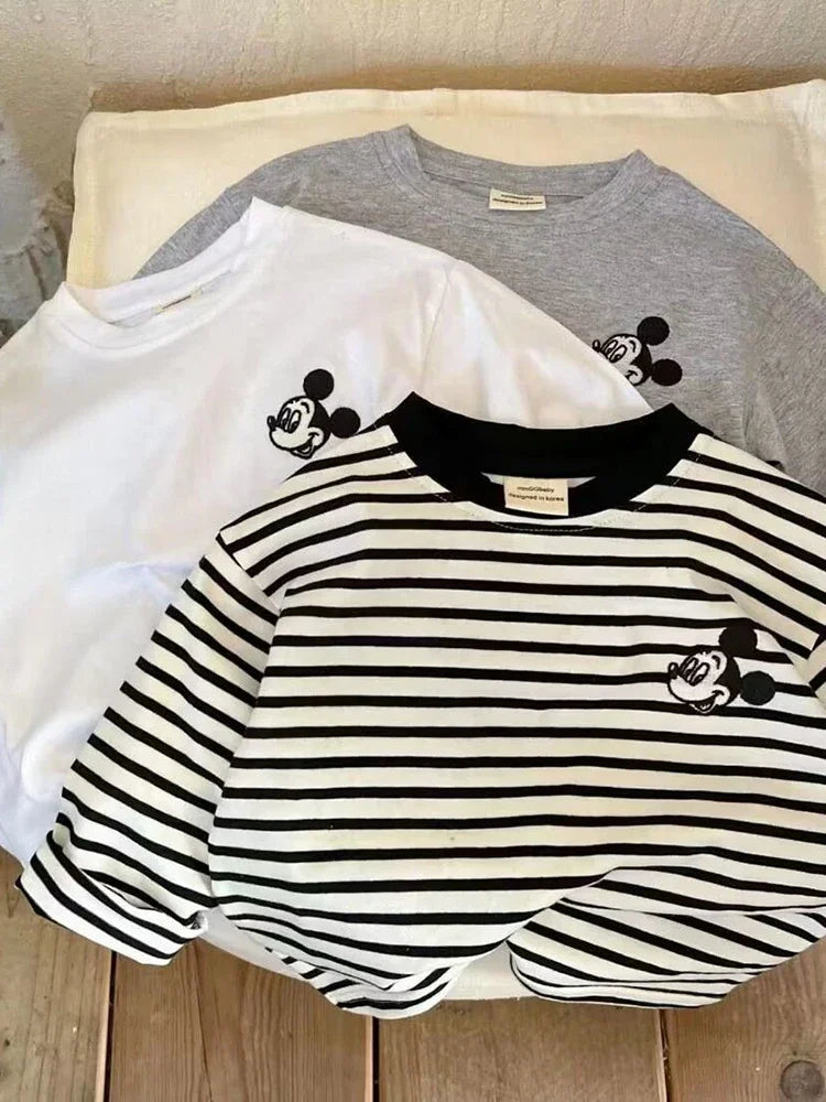 Conjunto Mickey Mouse  | Camiseta Manga Raglan y Pantalón (0-10T)