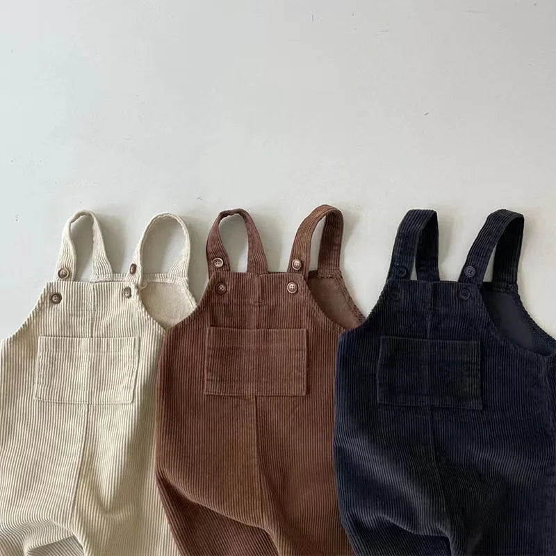 Overoles de Pana "Estilo Suavecito" – Comodidad y Estilo Casual (3M-3T)