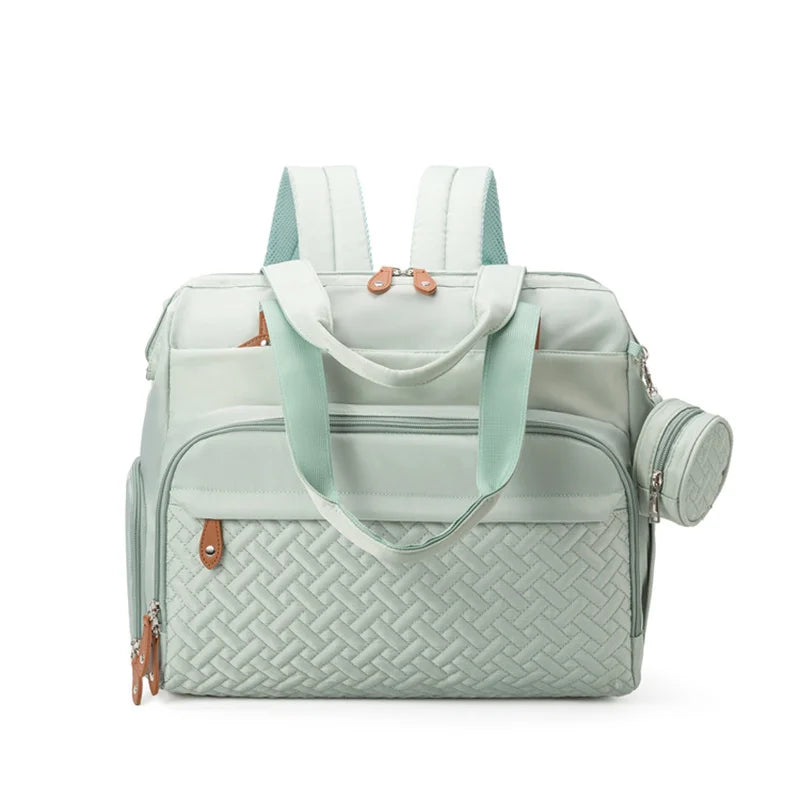 Bolso Pañalera de Maternidad | Espacioso, con Arnés para Maleta | ¡Lista para el Gran Día!