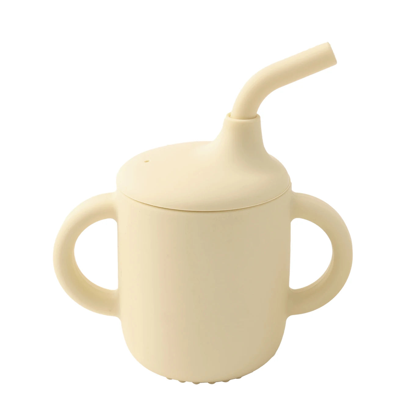 Vaso Entrenador de Silicona 180ml con Asas |  Entrenamiento Seguro, Antifugas, Sin BPA