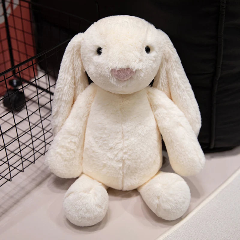 Conejo de Peluche Suave de Orejas Largas | Compañero de Sueño Delicado y Regalo Ideal (20,30 o 45 cm)